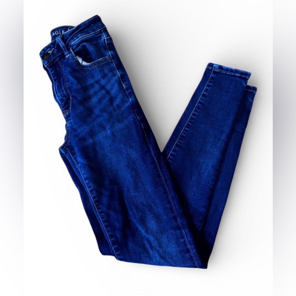American Eagle Outfitters Deep Blue Jeggings